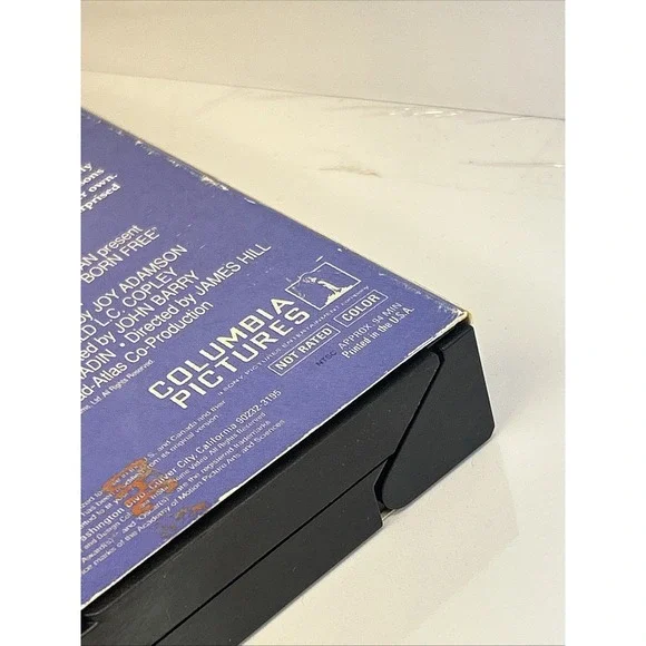 Born Free (1965, VHS 1995) Virginia McKenna Lion Lioness Zoo Open‎ Road Films - Picture 13 of 16